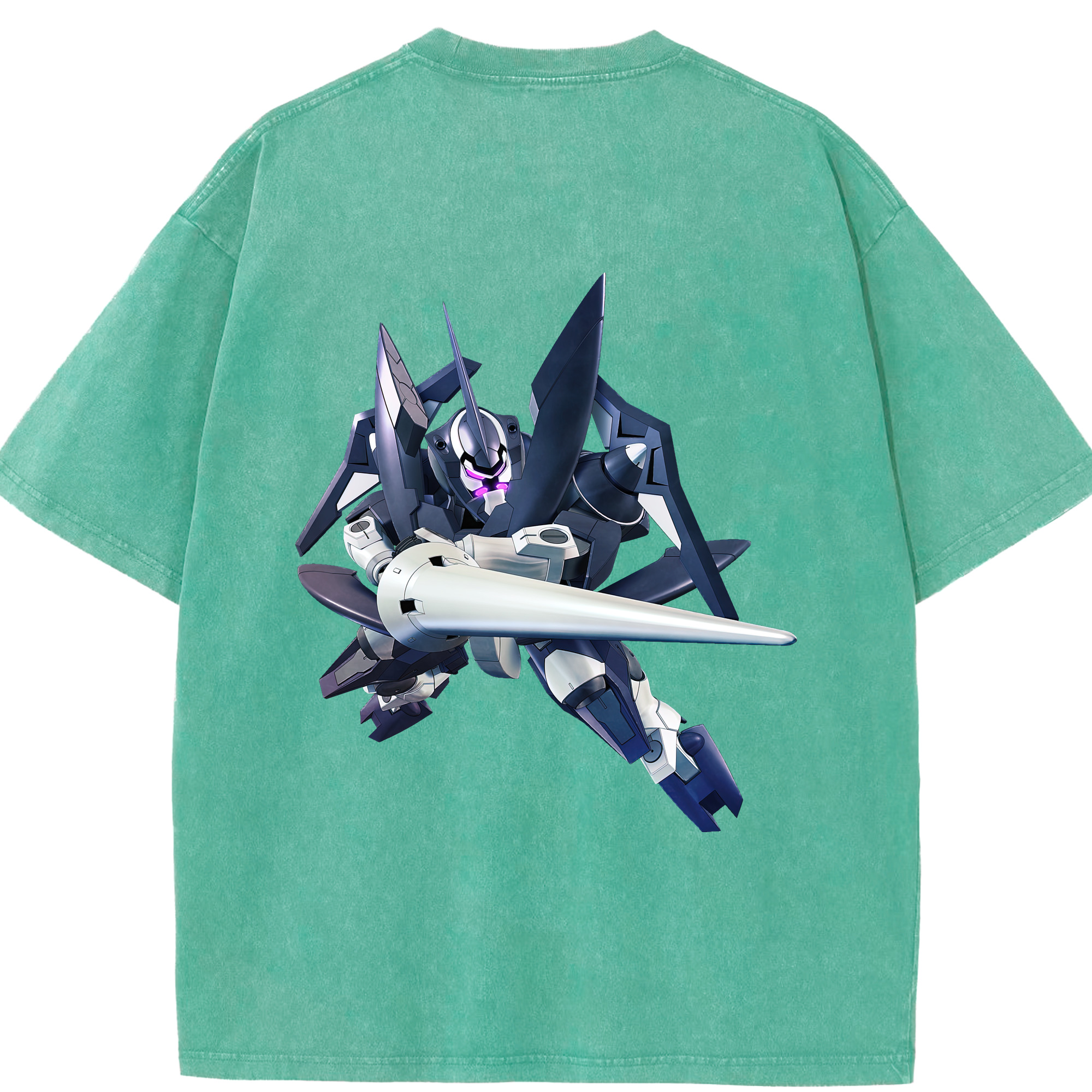 （画像用） 機動戦士ガンダム Mobile Suit Gundam 綿100% ヴィンテージ風 半袖Tシャツ（背面プリント）
